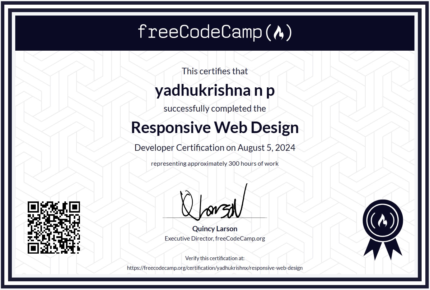 Responsive Web Design Certification